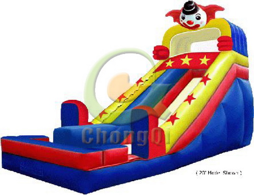 giant clown inflatable slide for adult